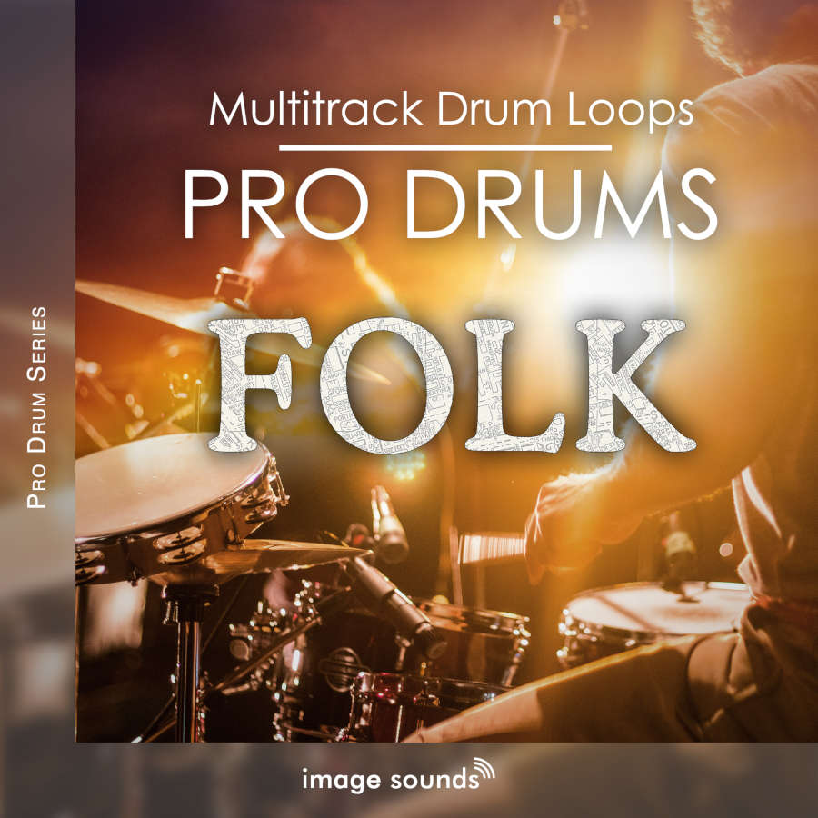 Image Sounds - Pro Drums Folk Sample Packs Software GUI Artwork