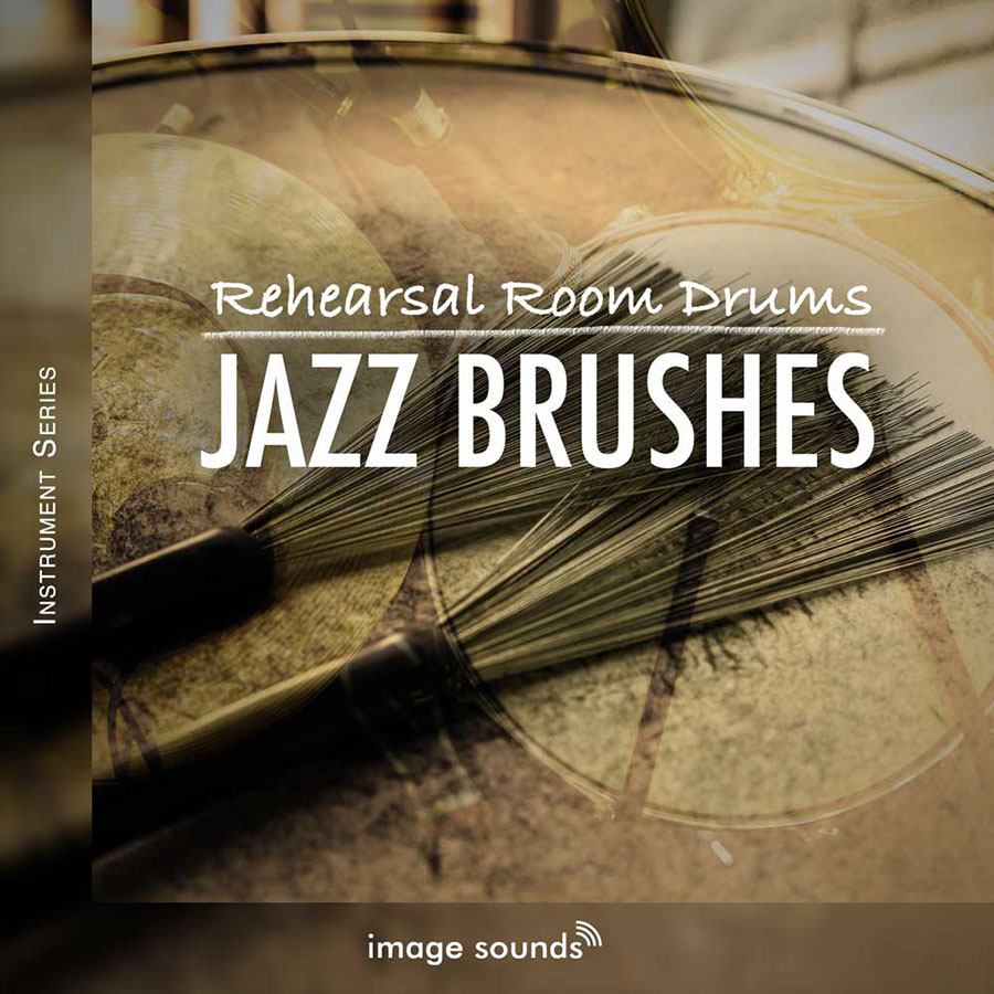 Image Sounds - Rehearsal Room Drums Jazz Brushes Sample Packs Software GUI Artwork