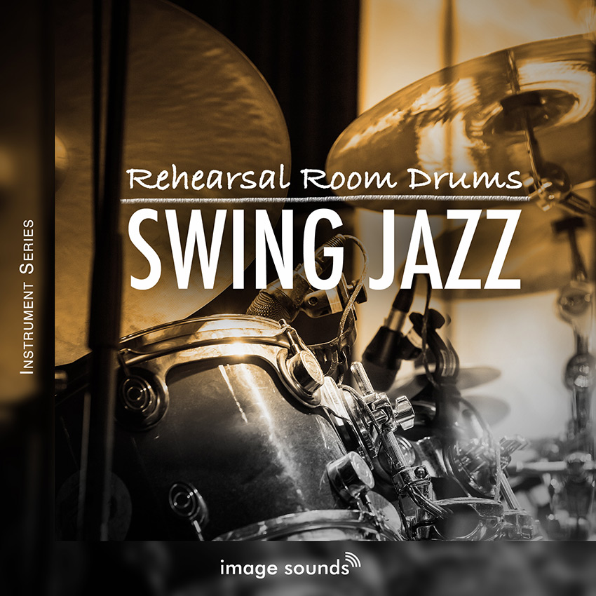 Image Sounds - Rehearsal Room Drums: Swing Jazz Sample Packs Software GUI Artwork