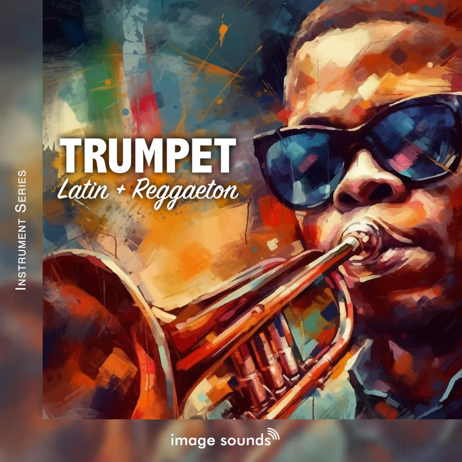 Image Sounds - Trumpet Latin Reggaeton Sample Packs Software GUI Artwork