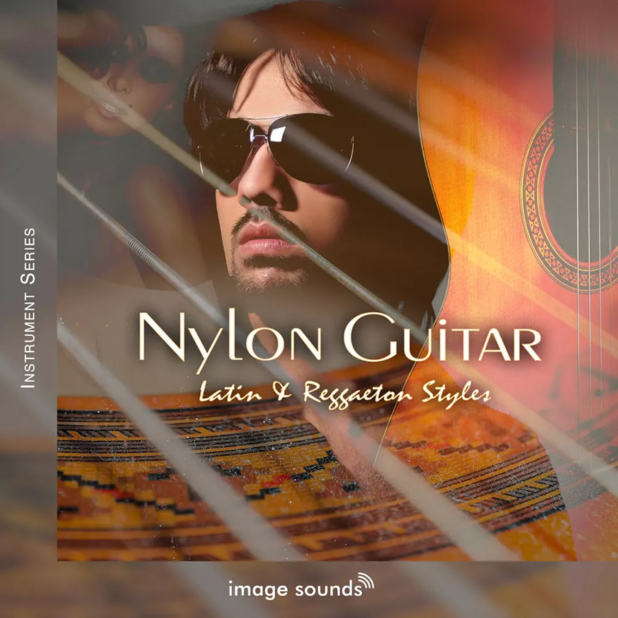 Image Sounds - Nylon Guitar - Latin and Reggaeton Styles Sample Packs Software GUI Artwork