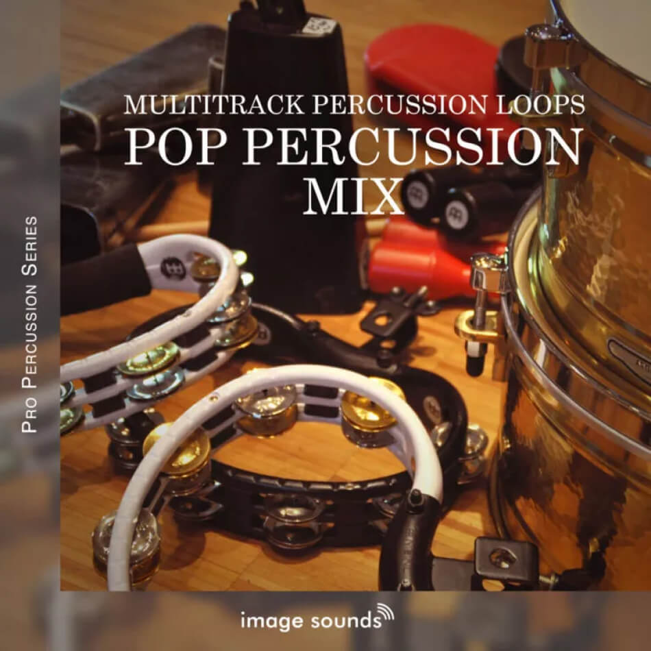 Image Sounds - Pop Percussion Mix Sample Packs Software GUI Artwork