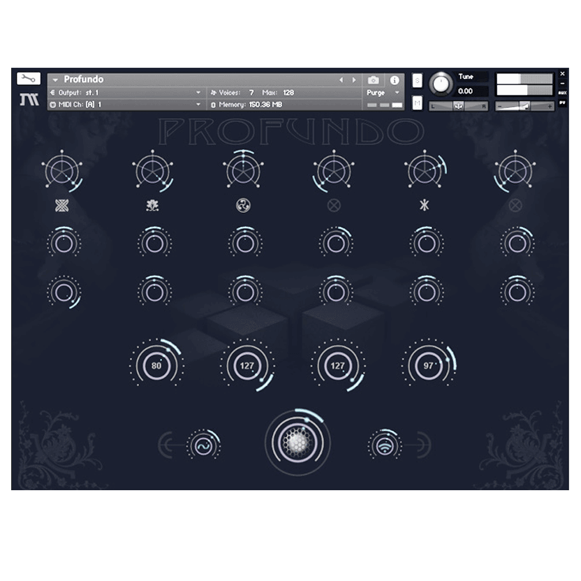 Imagik Sound - Profundo Kontakt Instruments Software GUI Artwork