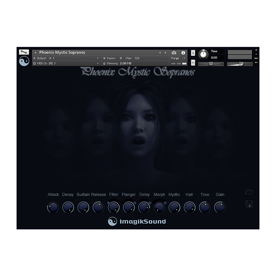 Imagik Sound - Phoenix Mystic Sopranos Kontakt Instruments Software GUI Artwork