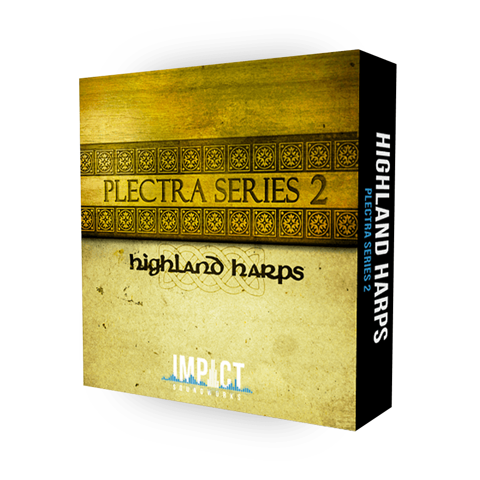 Impact Soundworks - Plectra Series 2 Highland Harps Kontakt Instruments Software GUI Artwork
