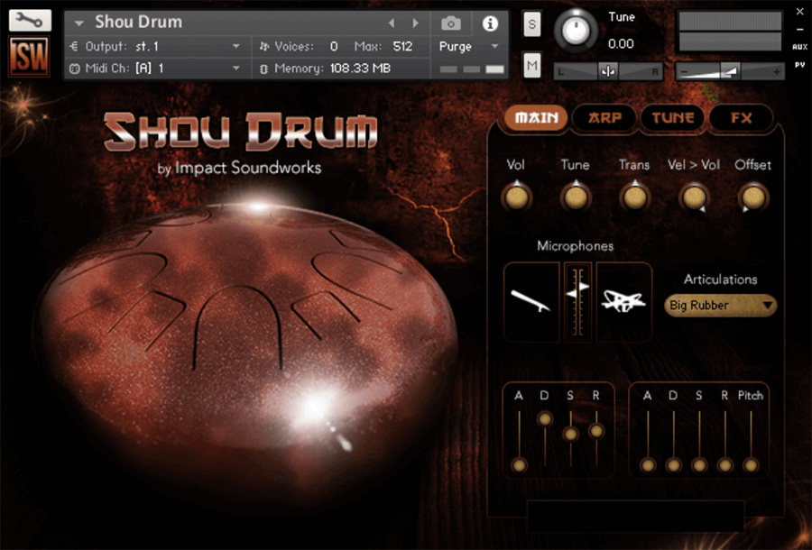 Impact Soundworks - Shou Drum Screenshot 2