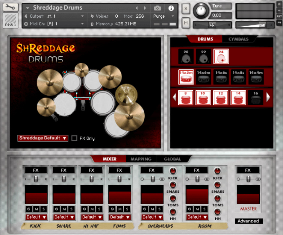 Impact Soundworks - Shreddage Drums Screenshot 2