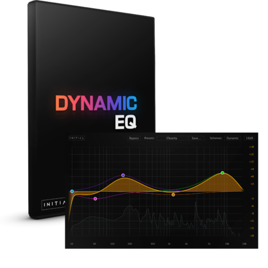 Initial Audio - Dynamic Eq Plugins & FX Software GUI Artwork