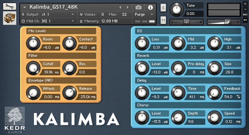 KEDR Audio - Kalimba Screenshot 2
