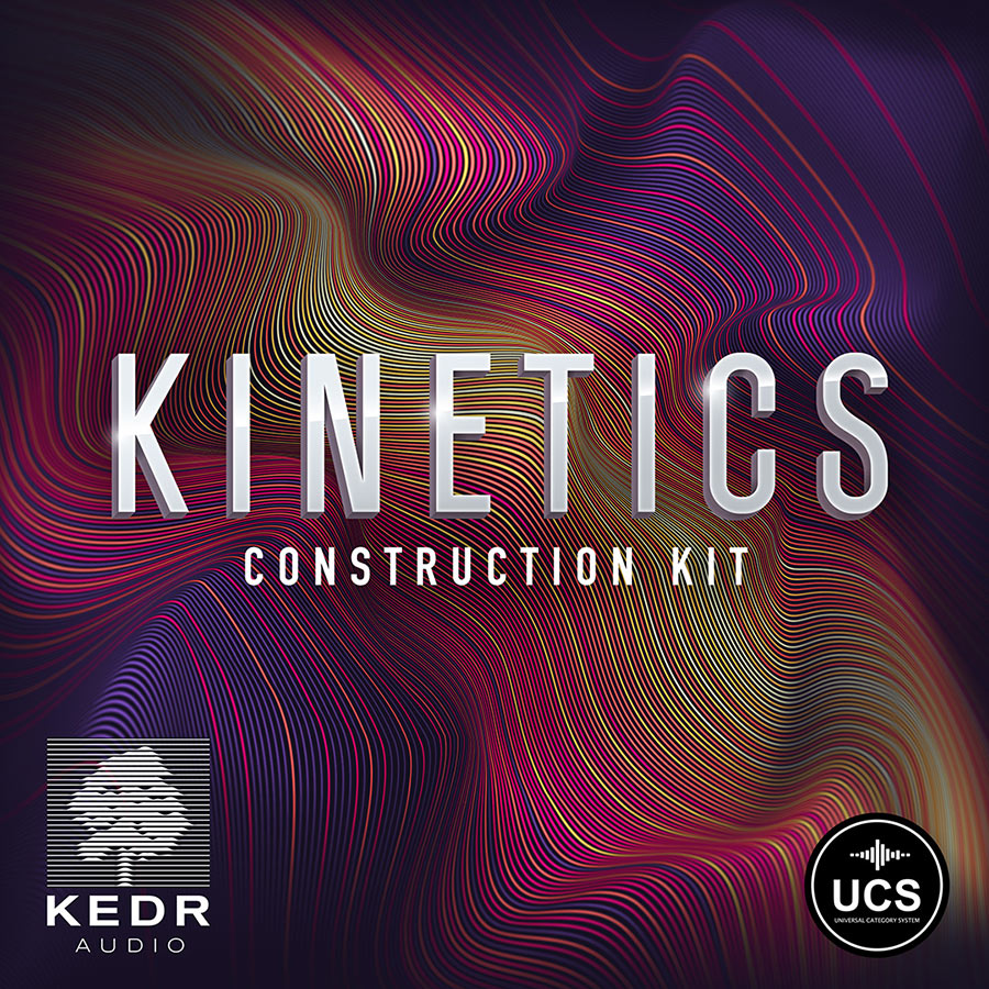 KEDR Audio - Kinetics: Construction Kit Sample Packs Software GUI Artwork