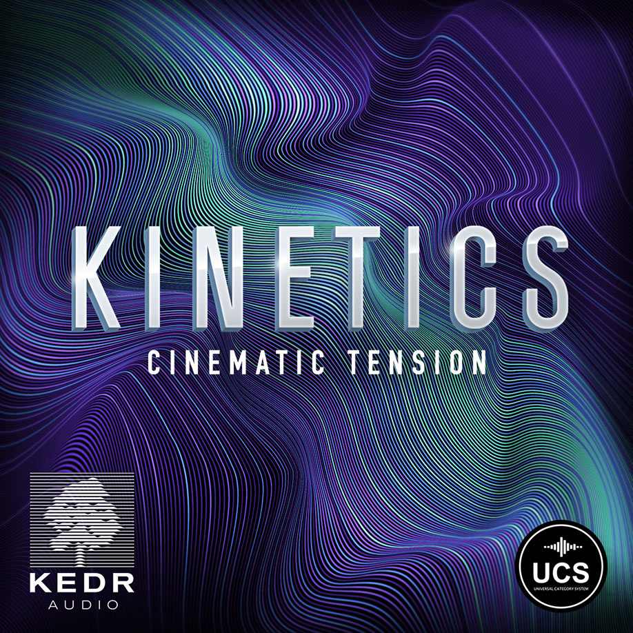 KEDR Audio - Kinetics: Cinematic Tension Sample Packs Software GUI Artwork