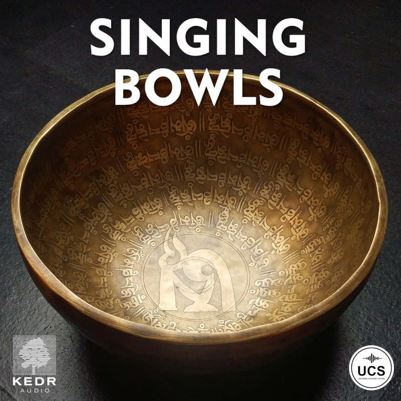 KEDR Audio - Singing Bowls Sample Packs Software GUI Artwork