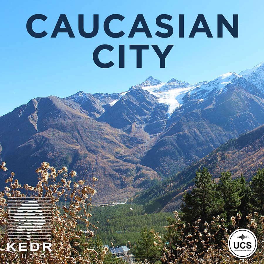 KEDR Audio - Caucasian City Sample Packs Software GUI Artwork