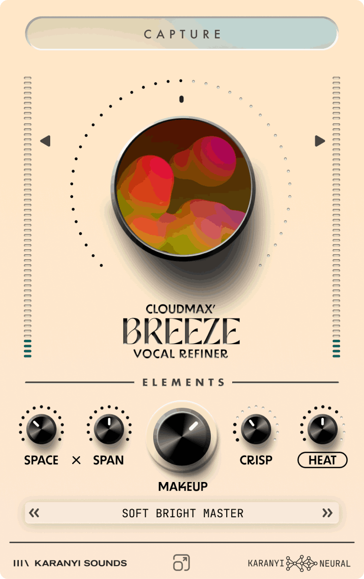 KaranyiSounds - Cloudmax Breeze Plugins & FX Software GUI Artwork