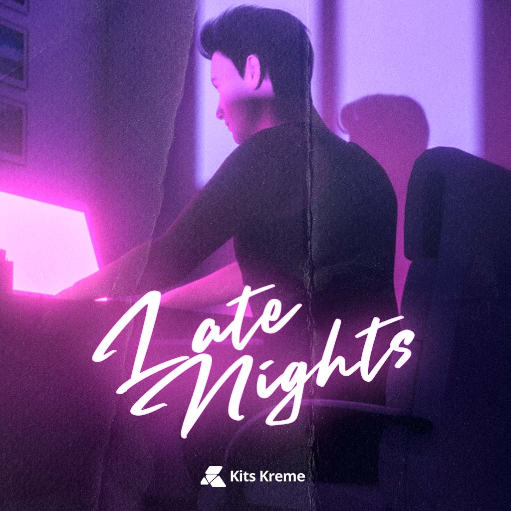 Kits Kreme - Late Nights - RnB Trap Sample Packs Software GUI Artwork
