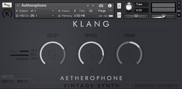 Klang - Vintage Synth: Aetherophone Screenshot 2