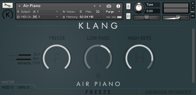 Klang - Freeze: Air Piano Screenshot 2