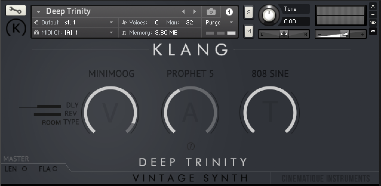 Klang - Vintage Synth: Bass Trinity Screenshot 2