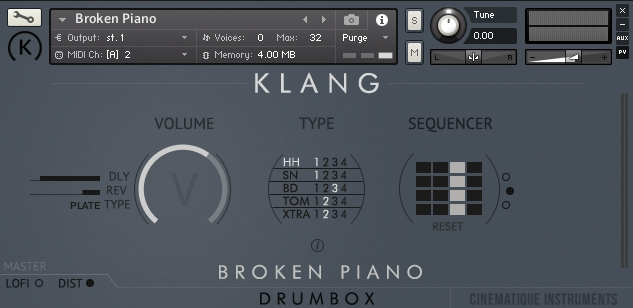 Klang - Drumbox: Broken Piano Screenshot 2