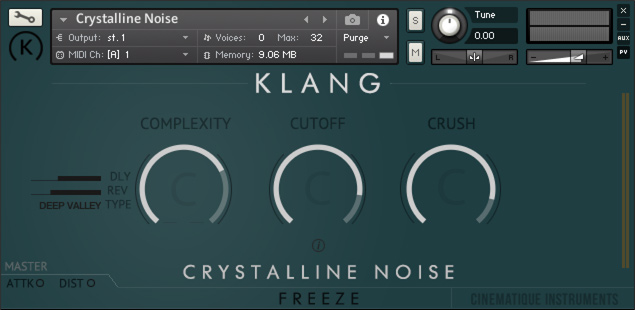 Klang - Freeze: Crystalline Noise Screenshot 2