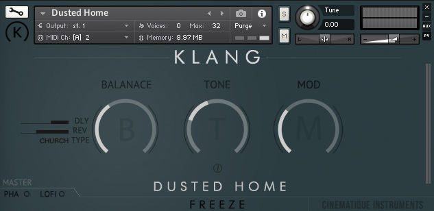 Klang - Freeze: Dusted Home Screenshot 2