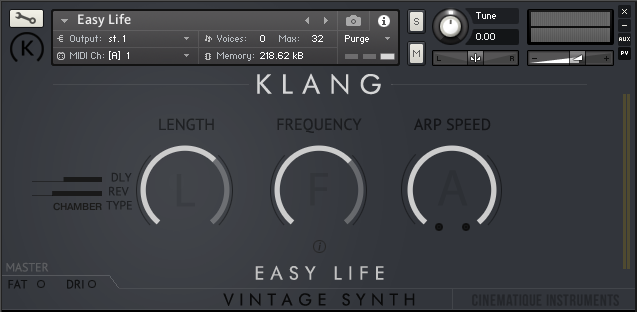Klang - Vintage Synth: Easy Life - Free Screenshot 2