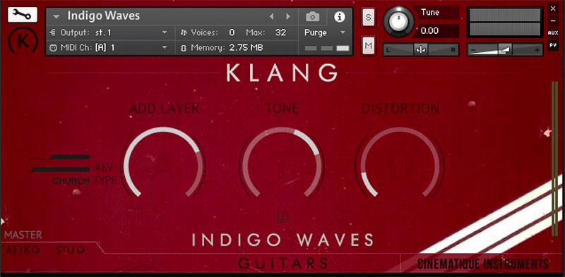 Klang - Guitar - Indigo Waves - Free Screenshot 2
