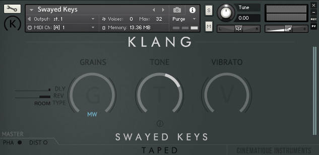 Klang - Taped: Swayed Keys Screenshot 2