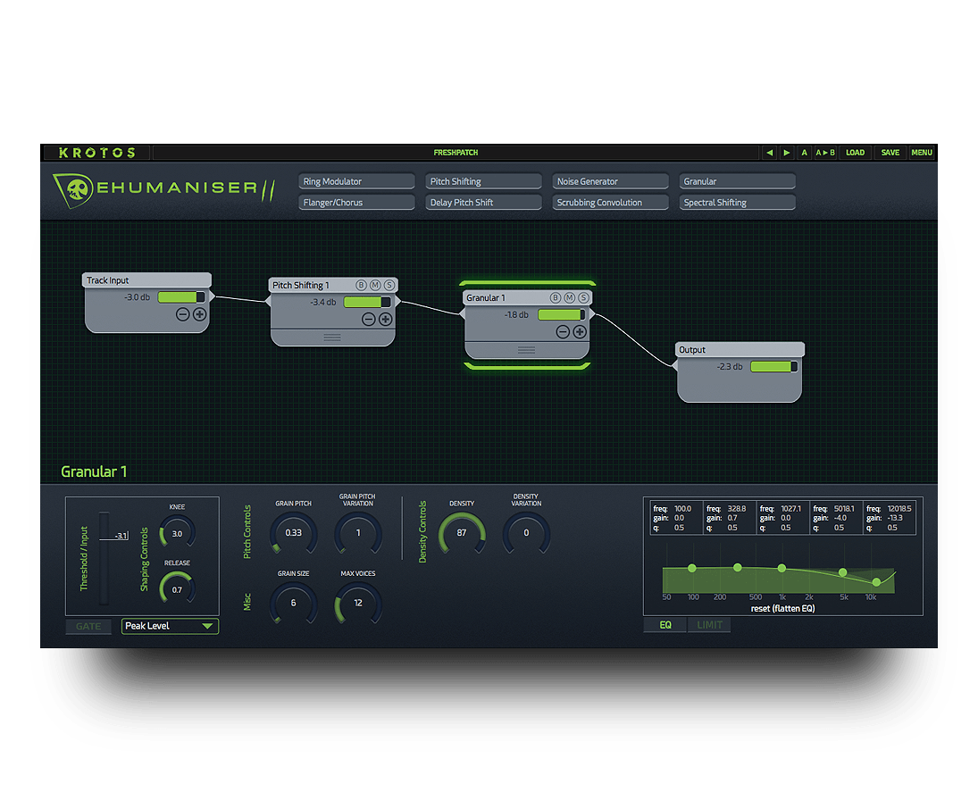 Krotos Audio - Dehumaniser 2 Plugins & FX Software GUI Artwork