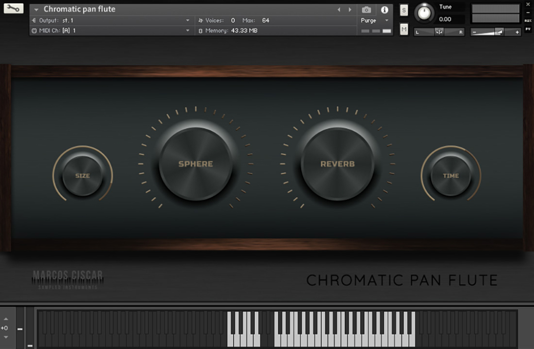 Marcos Ciscar - Chromatic Pan Flute Screenshot 2