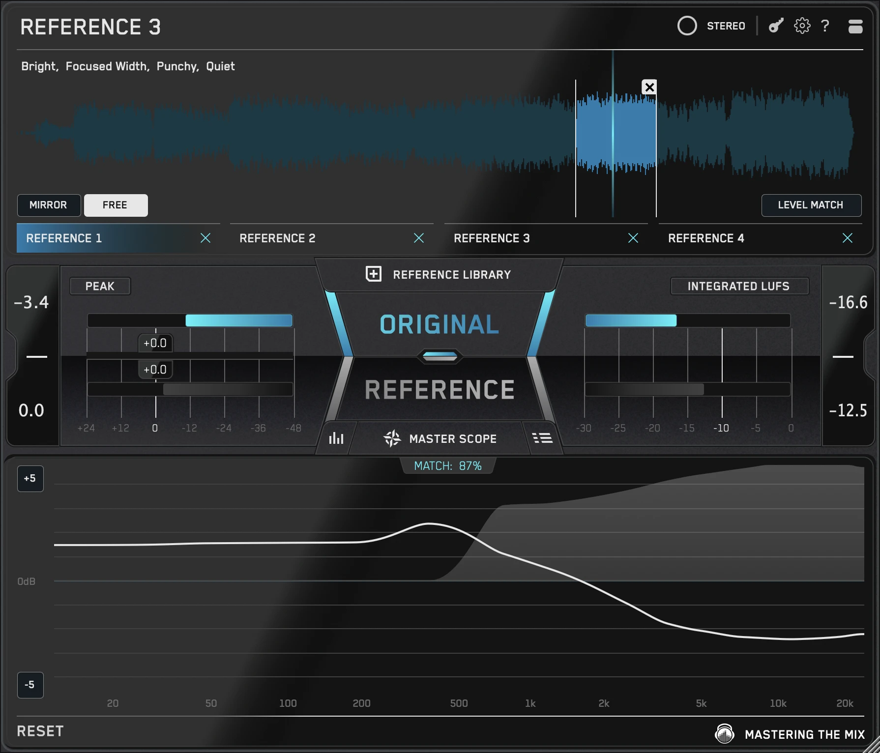 Mastering the Mix - Reference 3 Plugins & FX Software GUI Artwork