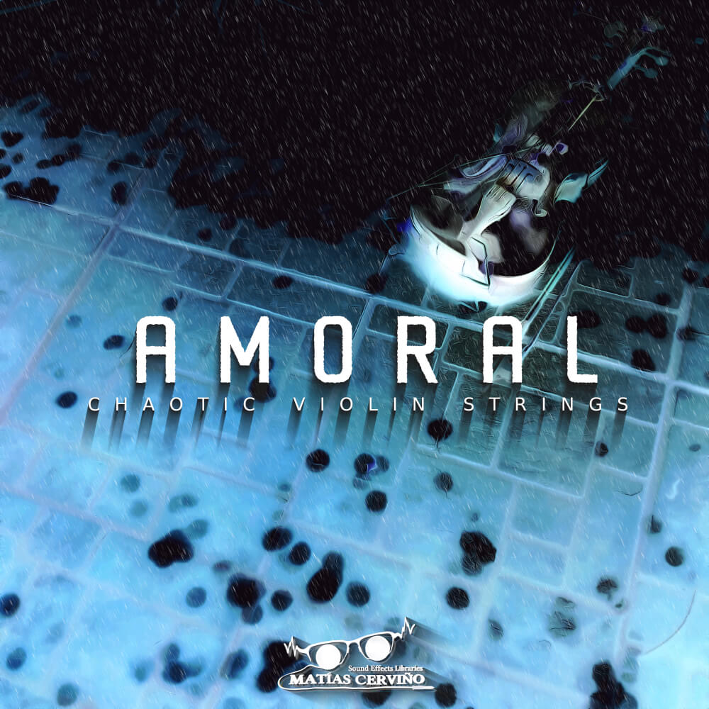 MatiasMac.SD - Amoral - Chaotic Violin Strings Sample Packs Software GUI Artwork