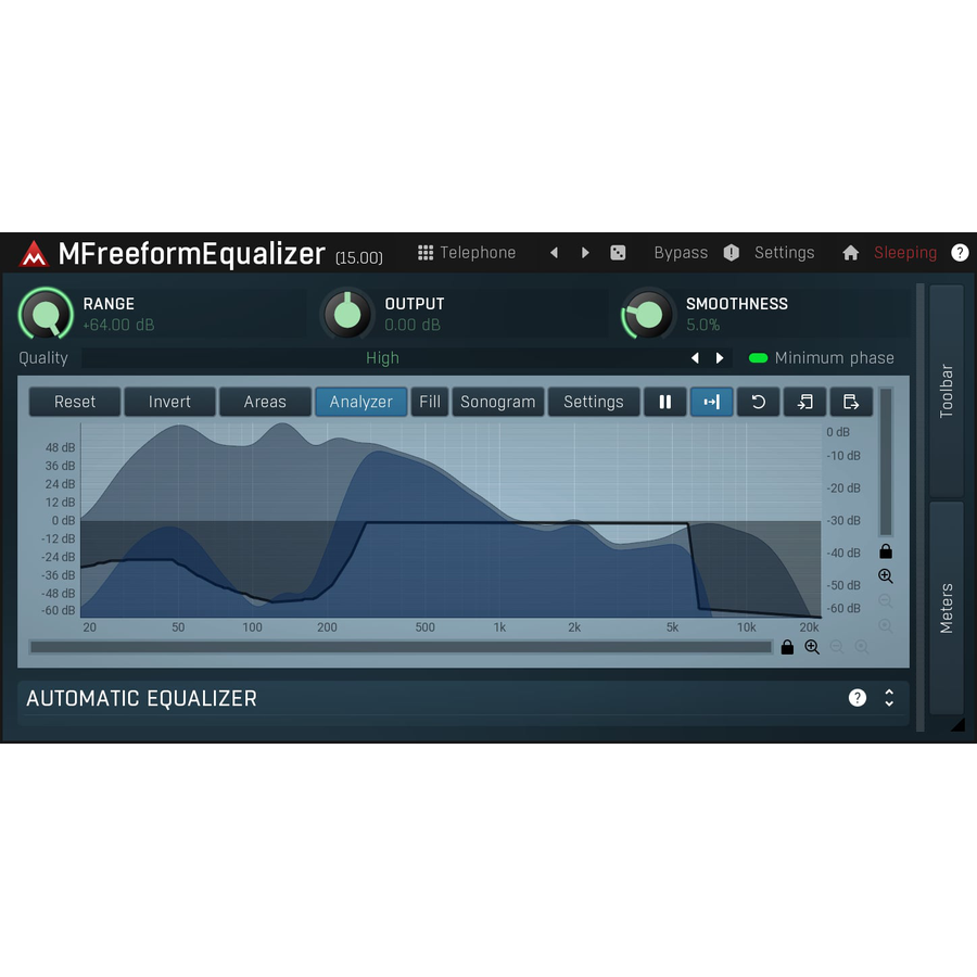 Melda Production - MFreeformEqualizer Plugins & FX Software GUI Artwork