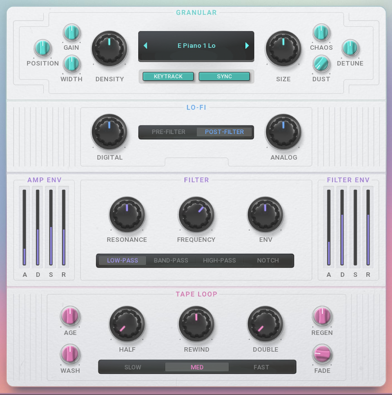 Melda Production - Rewind Plugins & FX Software GUI Artwork