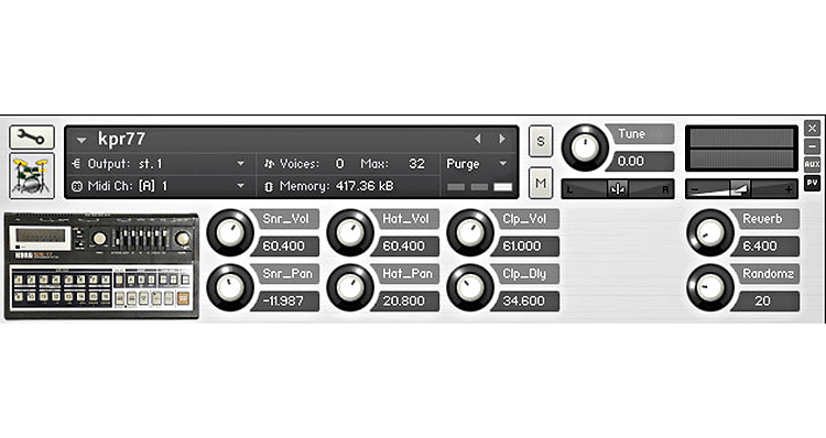 Noisy Michael - KPR77 Kontakt Instruments Software GUI Artwork