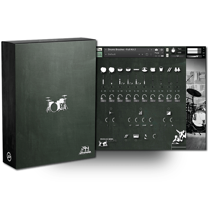 Muletone Audio - Brazilian Series: Drums Kontakt Instruments Software GUI Artwork