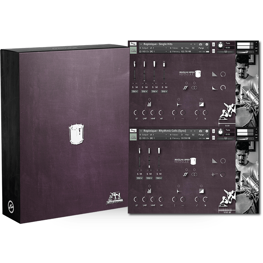 Muletone Audio - Brazil Series: Repinique Kontakt Instruments Software GUI Artwork