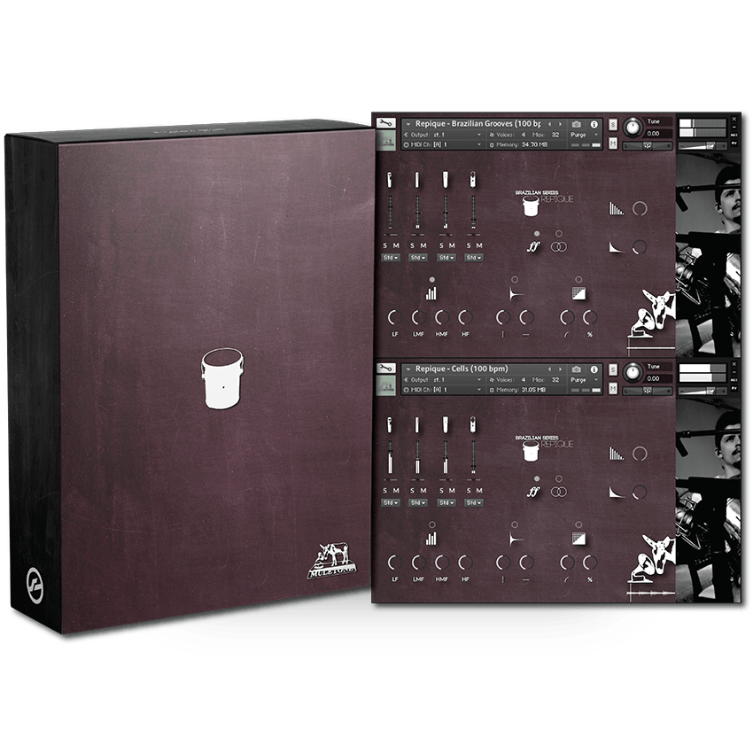Muletone Audio - Brazil Series: Repique Kontakt Instruments Software GUI Artwork