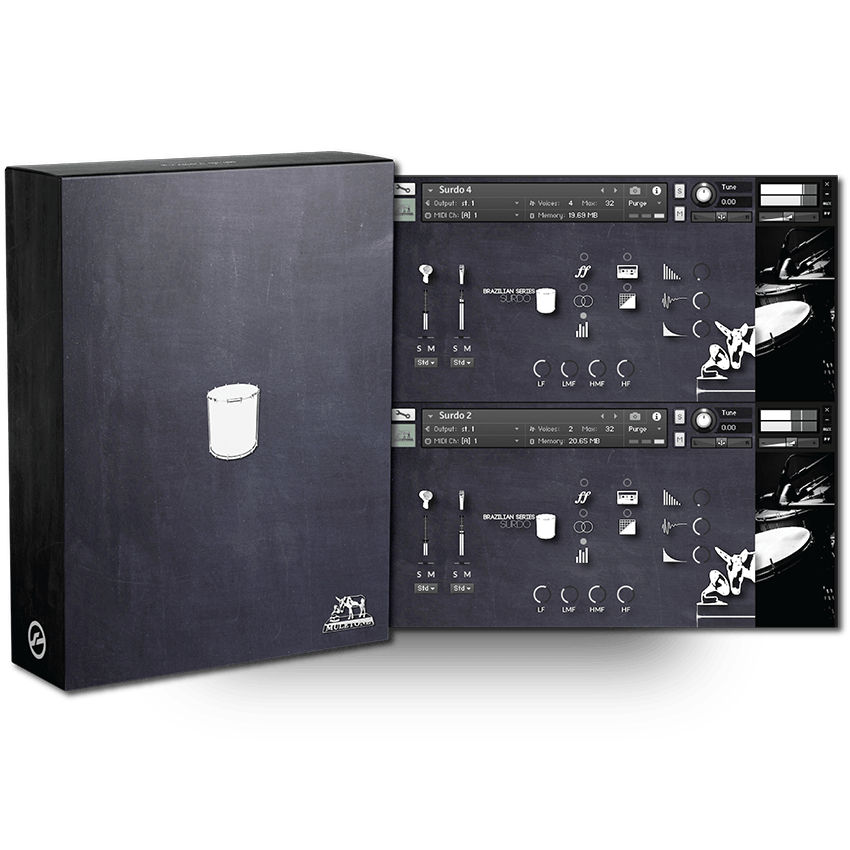 Muletone Audio - Brazilian Series: Surdo Kontakt Instruments Software GUI Artwork