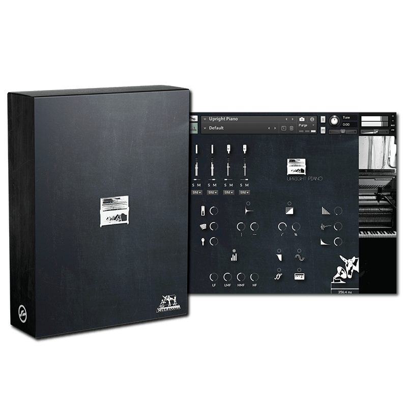 Muletone Audio - Upright Piano Kontakt Instruments Software GUI Artwork