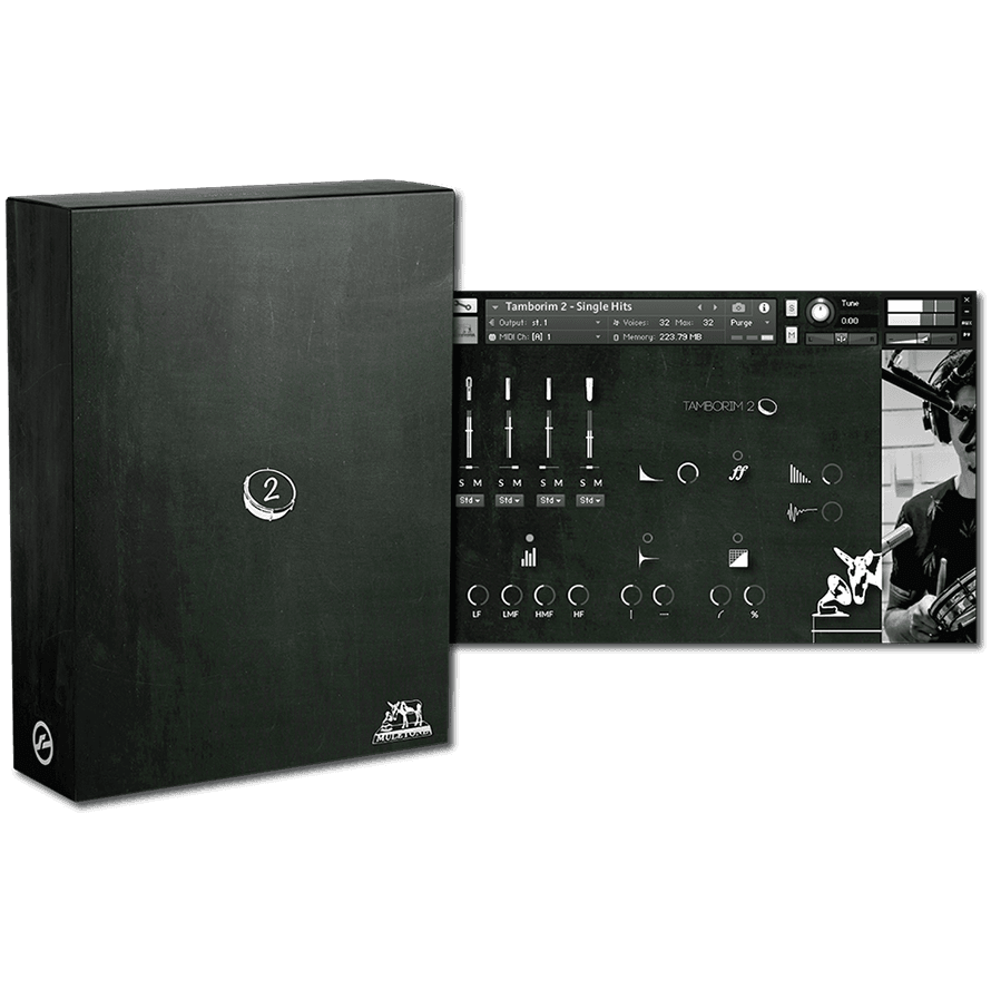Muletone Audio - Brazilian Series: Tamborim 2 Kontakt Instruments Software GUI Artwork