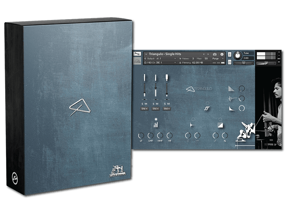Muletone Audio - Brazilian Series: Triângulo Kontakt Instruments Software GUI Artwork