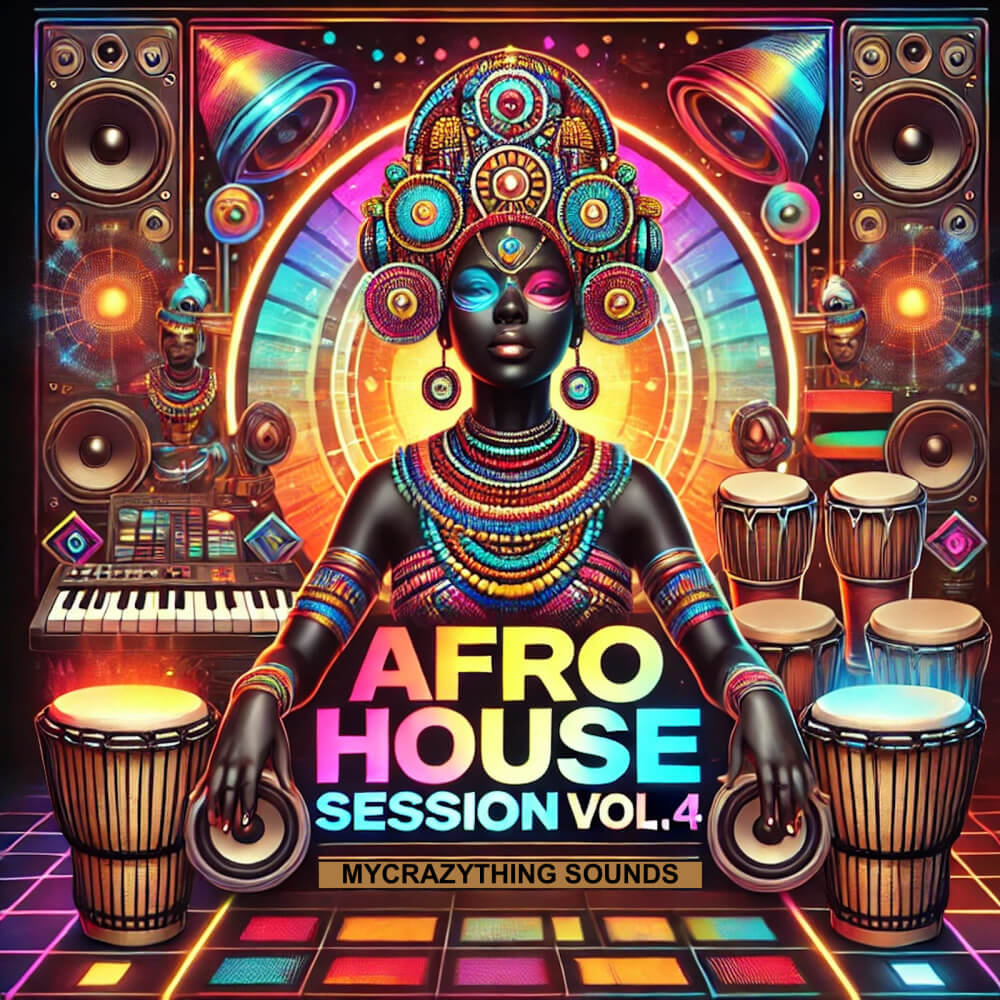 Mycrazything - Afro House Session Vol. 4 Sample Packs Software GUI Artwork
