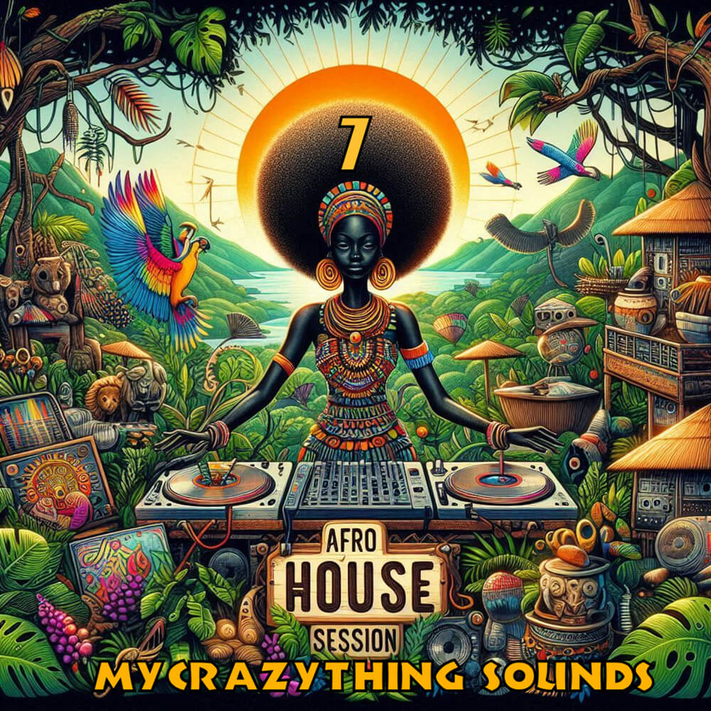 Mycrazything - Afro House Session Vol. 7 Sample Packs Software GUI Artwork