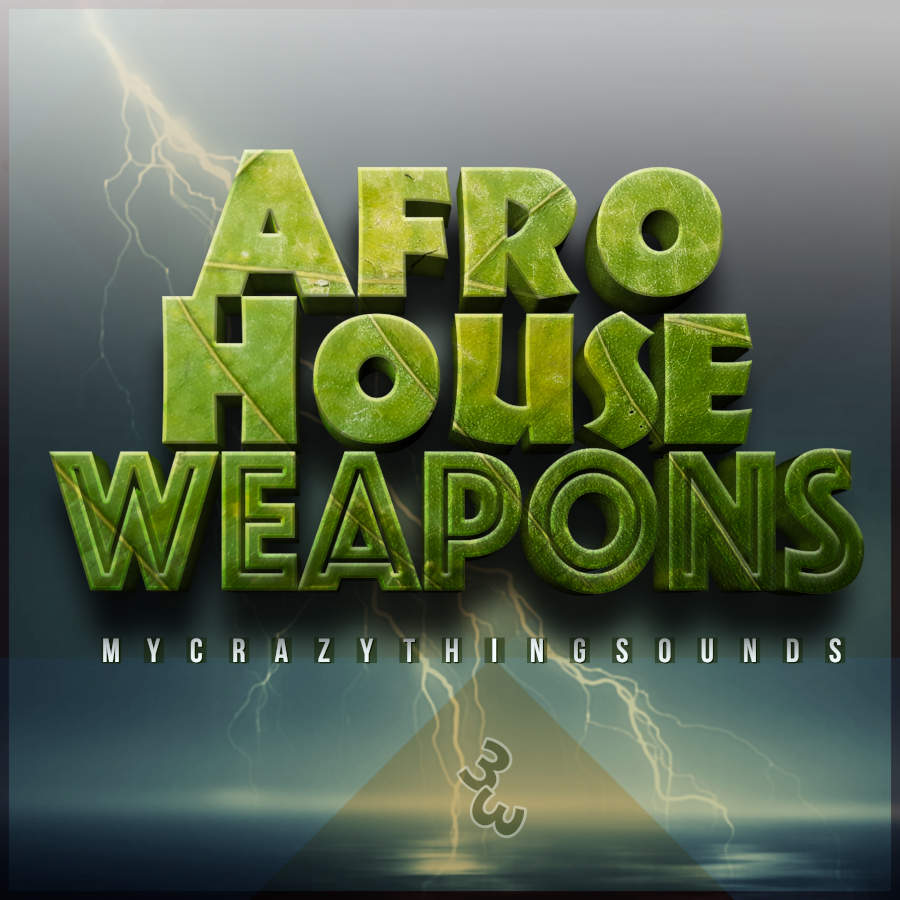 Mycrazything - Afro House Weapons 33 Sample Packs Software GUI Artwork