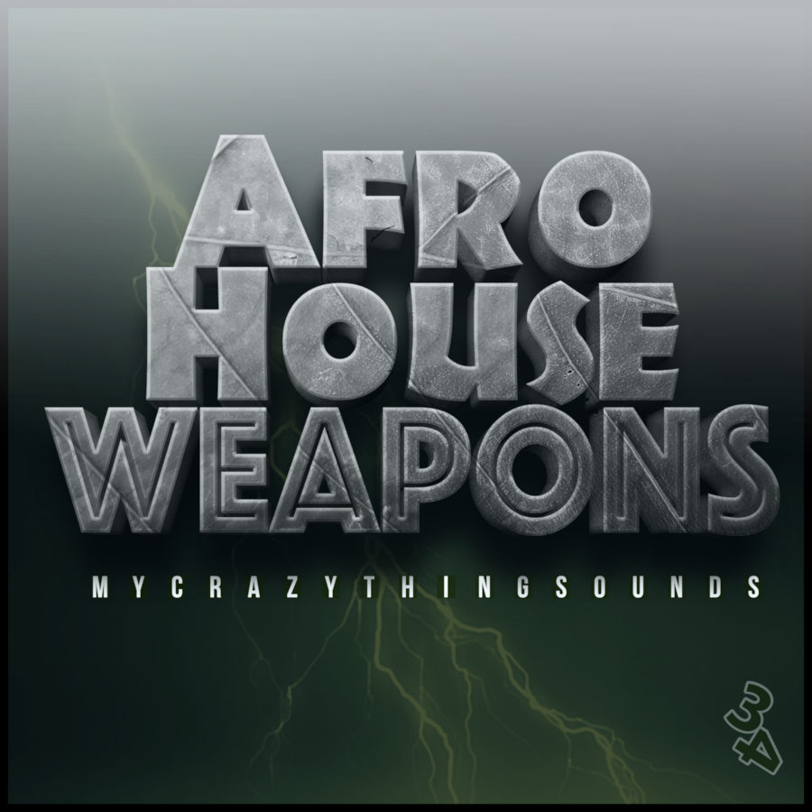 Mycrazything - Afro House Weapons 34 Sample Packs Software GUI Artwork