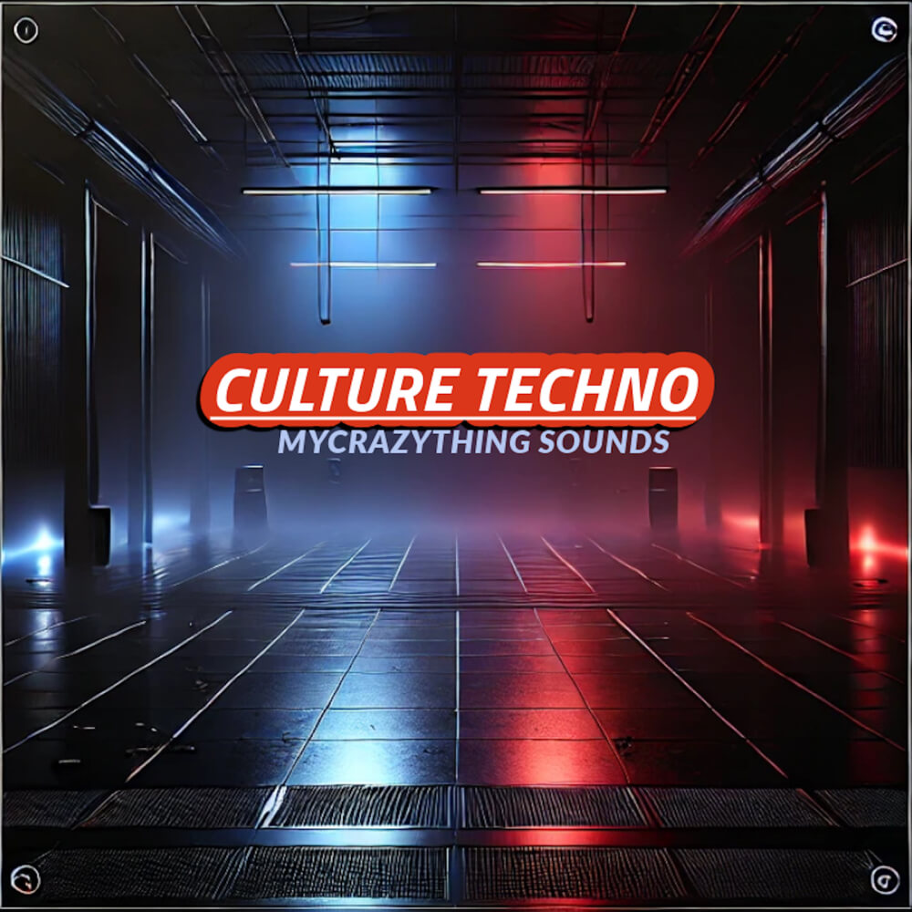 Mycrazything - Culture Techno Sample Packs Software GUI Artwork