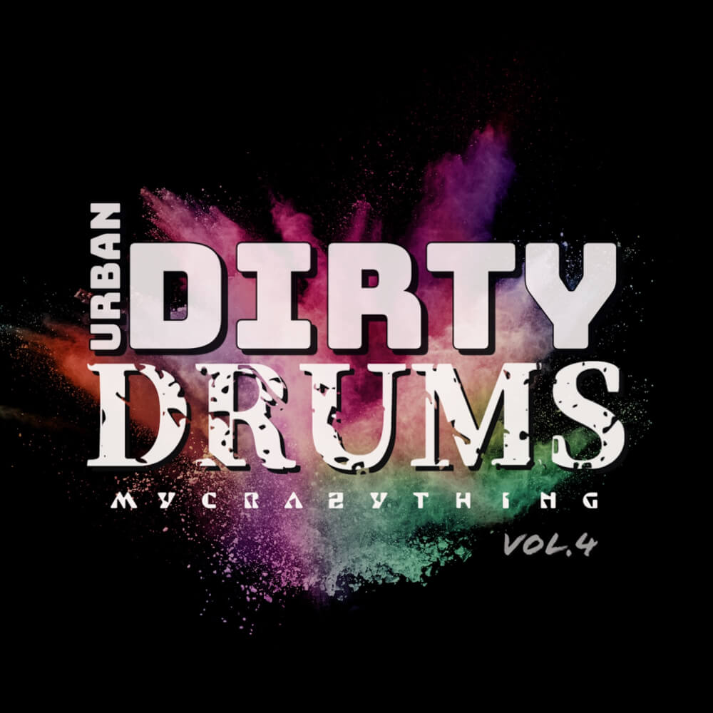 Mycrazything - Dirty Urban Drums vol.4 Sample Packs Software GUI Artwork