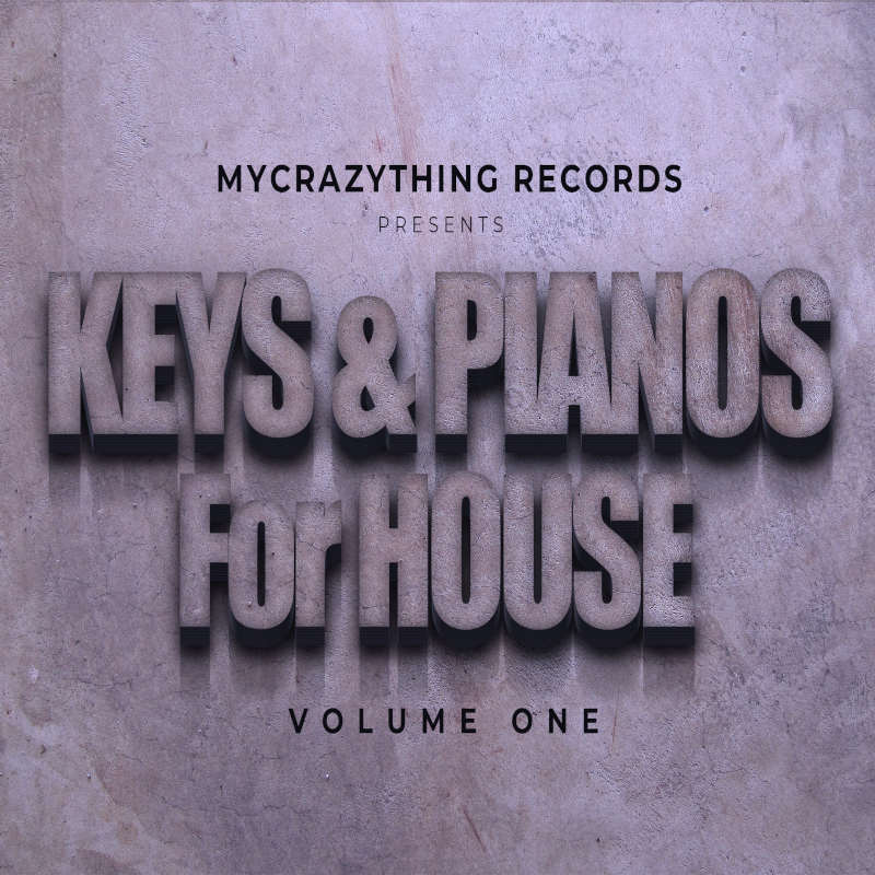 Mycrazything - Keys & Pianos for House  Sample Packs Software GUI Artwork