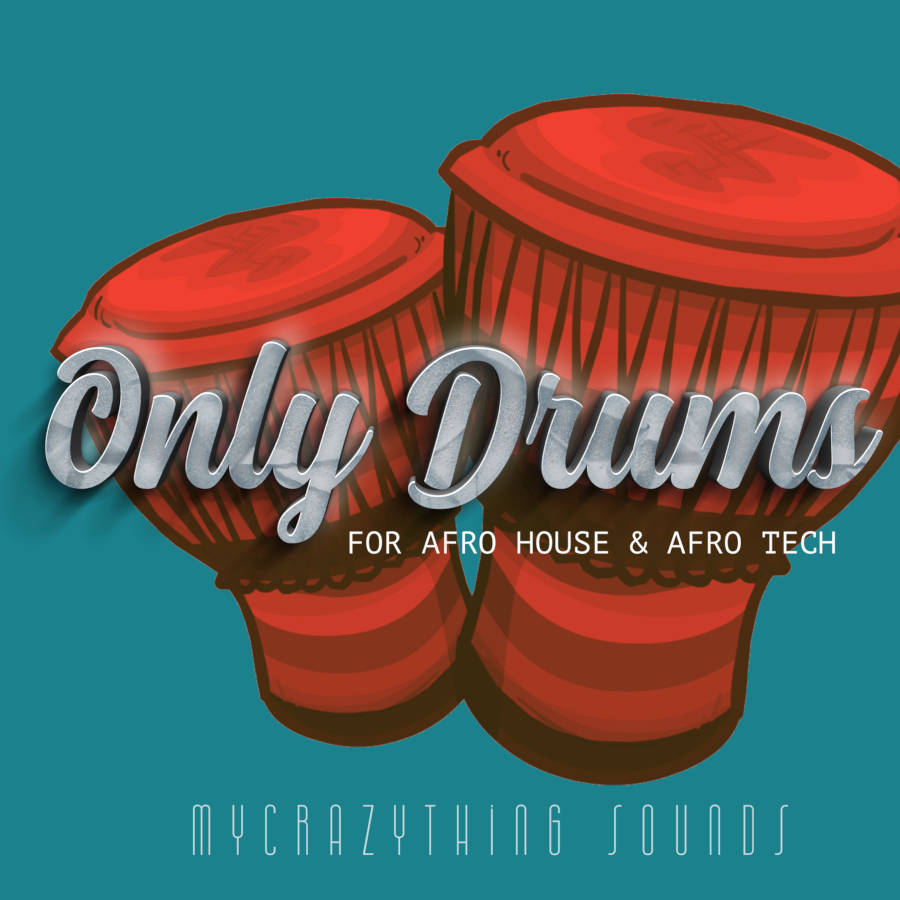 Mycrazything - Only Drums for Afro House Sample Packs Software GUI Artwork